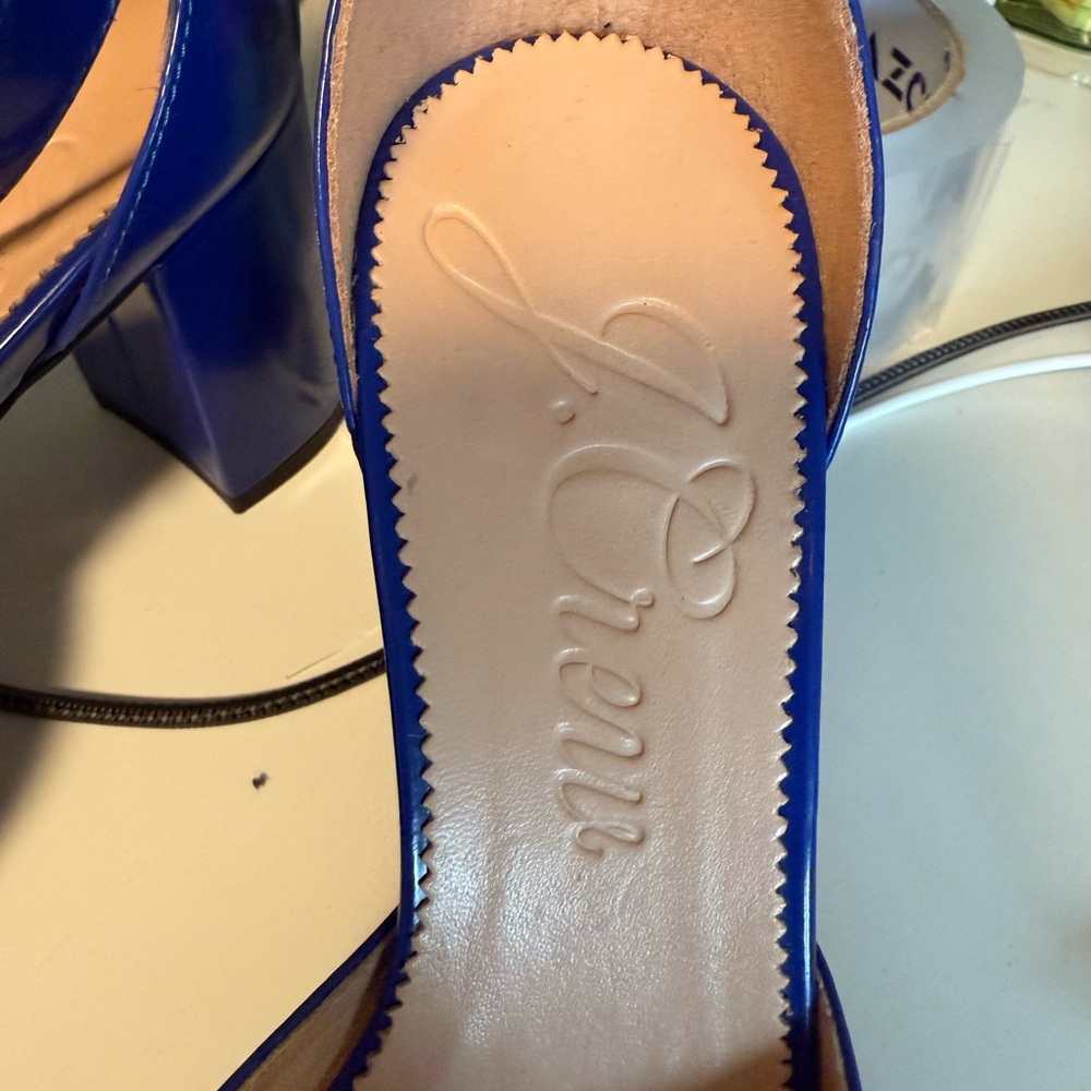 J Crew EUC  Women's Heels size 6.5 - Picture 4 of 5